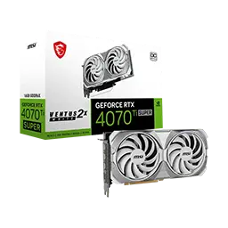Tarjeta de Video MSI GeForce RTX™ 4070 Ti SUPER 16G VENTUS 2X WHITE OC