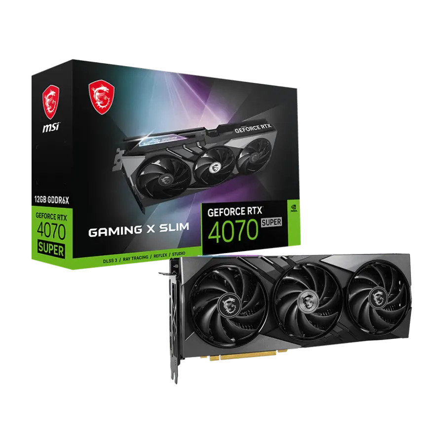 Tarjeta de Video MSI GeForce RTX™ 4070 SUPER 12G GAMING X SLIM