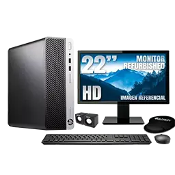 Combo HP ProDesk i3-7ma 22