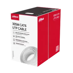 Cable Dahua CAT6 de 305m PFM920I-6UN-C