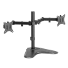 Argom Tech Soporte de sobremesa para doble monitor de 32" con base