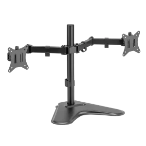 Argom Tech Soporte de sobremesa para doble monitor de 32" con base