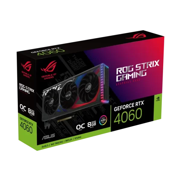 Tarjeta de Video Asus ROG Strix GeForce RTX 4060 OC Edition 8GB GDDR6