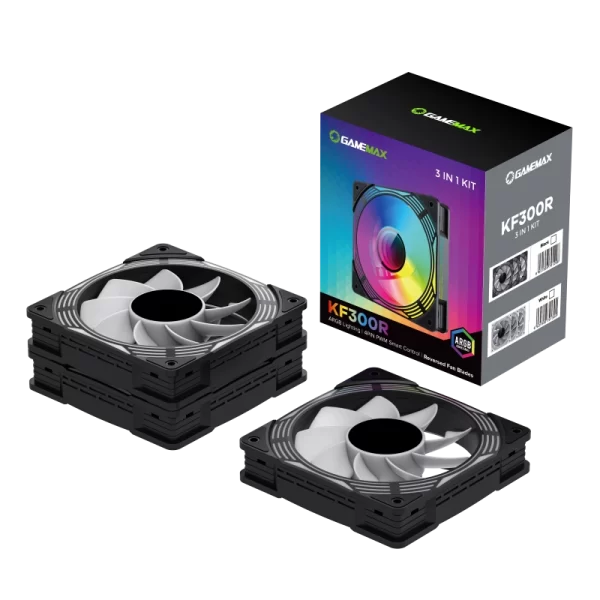 gamemkf300r-2 Fan kit 3 en 1 GAMEMAX KF300R