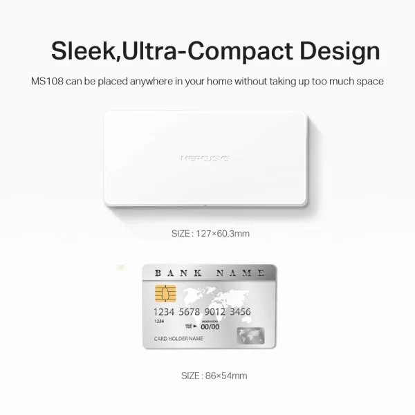 Switch Mercusys MS108 10/100Mbps